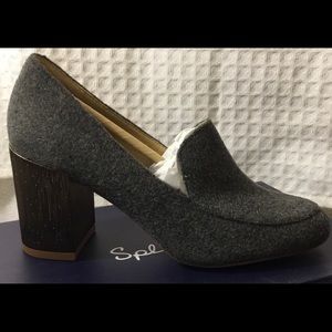 Rosita Gray Fabric Splendid Shoes 7.5